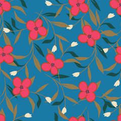 beautiful floral pattern allover design for digital print.