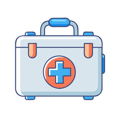 Fototapeta premium first aid kit icon, first aid kit vector illustration-simple illustration of first aid kit, perfect for first aid kit logos and icons