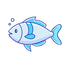 fish icon, fish vector illustration-simple illustration of fish, perfect for fish logos and icons