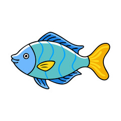 fish icon, fish vector illustration-simple illustration of fish, perfect for fish logos and icons