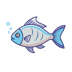 fish icon, fish vector illustration-simple illustration of fish, perfect for fish logos and icons