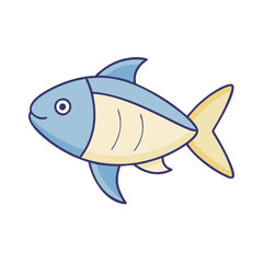 fish icon, fish vector illustration-simple illustration of fish, perfect for fish logos and icons