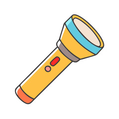 flashlight icon, flashlight vector illustration-simple illustration of flashlight, perfect for flashlight logos and icons