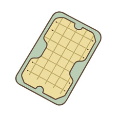 floor mat icon, floor mat vector illustration-simple illustration of floor mat, perfect for floor mat logos and icons