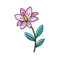 flower icon, flower vector illustration-simple illustration of flower, perfect for flower logos and icons