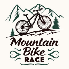 logo for mountain bike racing competition