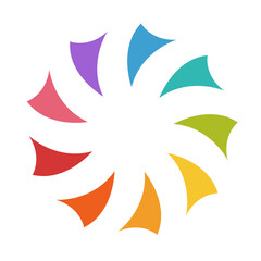 Colorful Abstract Circular Design