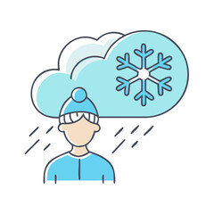 frost icon, frost vector illustration-simple illustration of frost, perfect for frost logos and icons