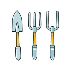 gardening tools icon, gardening tools vector illustration-simple illustration of gardening tools, perfect for gardening tools logos and icons