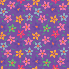 beautiful floral pattern allover design for digital print.