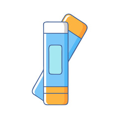 glue stick icon, glue stick vector illustration-simple illustration of glue stick, perfect for glue stick logos and icons
