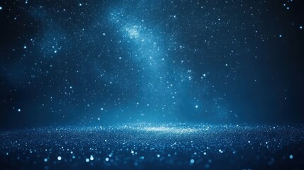 Stellar night sky with milky way band