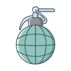 grenade icon, grenade vector illustration-simple illustration of grenade, perfect for grenade logos and icons
