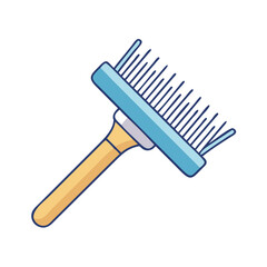 grooming brush icon, grooming brush vector illustration-simple illustration of grooming brush, perfect for grooming brush logos and icons