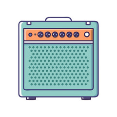 guitar amp icon, guitar amp vector illustration-simple illustration of guitar amp, perfect for guitar amp logos and icons