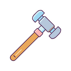 hammer icon, hammer vector illustration-simple illustration of hammer, perfect for hammer logos and icons