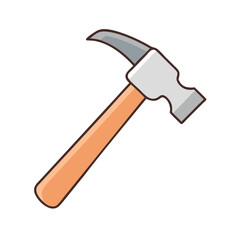 hammer icon, hammer vector illustration-simple illustration of hammer, perfect for hammer logos and icons