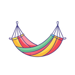 hammock icon, hammock vector illustration-simple illustration of hammock, perfect for hammock logos and icons