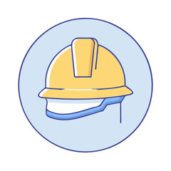 hard hat icon, hard hat vector illustration-simple illustration of hard hat, perfect for hard hat logos and icons
