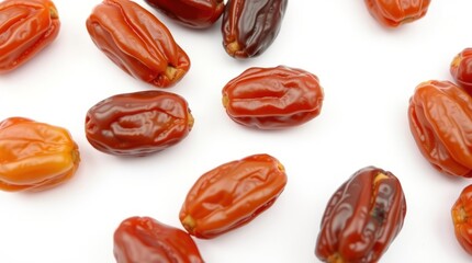 Kurma Tunisia dates presented gracefully and elegantly, emphasizing refined features and textures. The image evokes