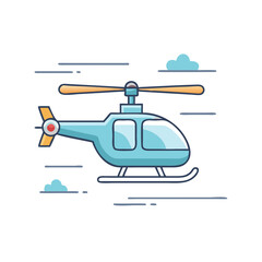 helicopter icon, helicopter vector illustration-simple illustration of helicopter, perfect for helicopter logos and icons