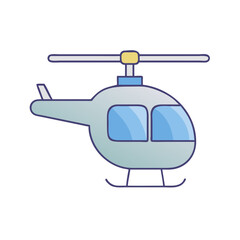 helicopter icon, helicopter vector illustration-simple illustration of helicopter, perfect for helicopter logos and icons