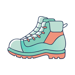 hiking shoes icon, hiking shoes vector illustration-simple illustration of hiking shoes, perfect for hiking shoes logos and icons