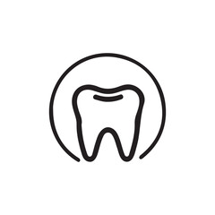  tooth icons logo silhouette vector art illustration