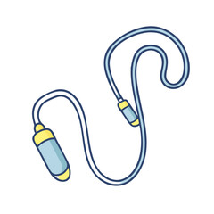 jump rope icon, jump rope vector illustration-simple illustration of jump rope, perfect for jump rope logos and icons
