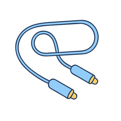 jump rope icon, jump rope vector illustration-simple illustration of jump rope, perfect for jump rope logos and icons
