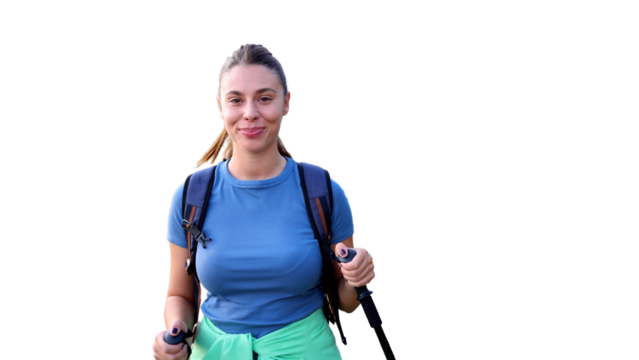 Female hiker - Powered by Adobe