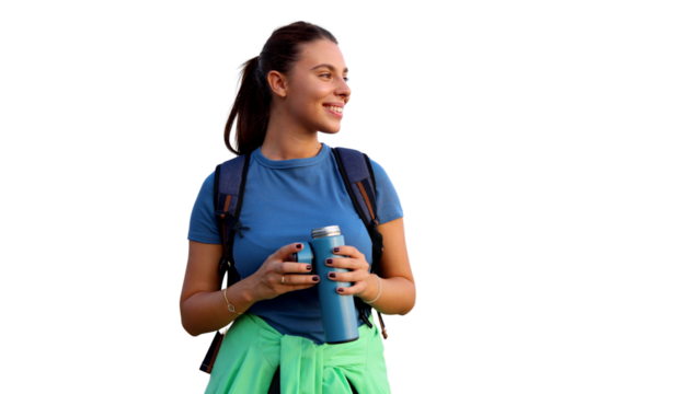 Woman hiker resting - Powered by Adobe