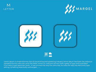 Modern and clean alphabet letter icon logo 