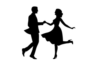 silhouette of a couple