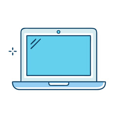 laptop icon, laptop vector illustration-simple illustration of laptop, perfect for laptop logos and icons