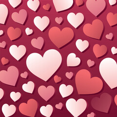 Hearts background, hearts banner, valentines day background, love, universal valentines day background