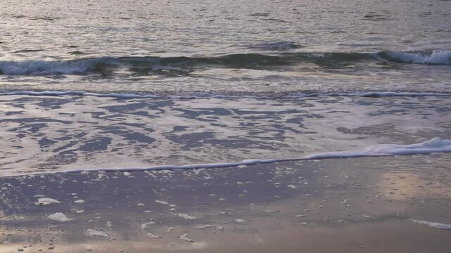 seascape at the beach during sunset