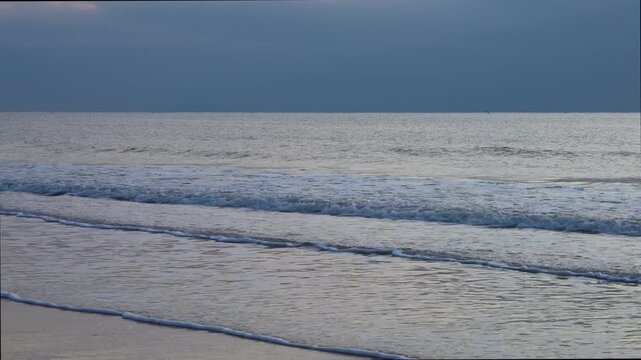 seascape at the beach during sunset