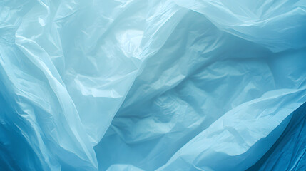 Obraz premium Transparent plastic surface with folds and creases.
