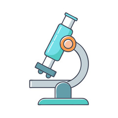 microscope icon, microscope vector illustration-simple illustration of microscope, perfect for microscope logos and icons