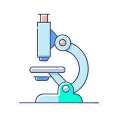 microscope icon, microscope vector illustration-simple illustration of microscope, perfect for microscope logos and icons