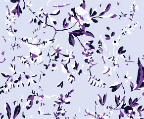 botanical floral vector seamless pattern with roses herbs and leaves big set background with flowers