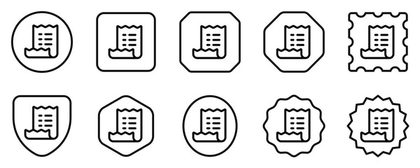 Editable invoice, shopping list vector icon. Part of a big icon set family. Perfect for web and app interfaces, presentations, infographics, etc