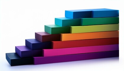 기본 선 위에 덧그려진 색상층, 각 층이 상승 곡선을 따라 점점 더 진해지는 디자인