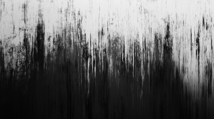 Abstract Black and White Vertical Brush Stroke Texture Background