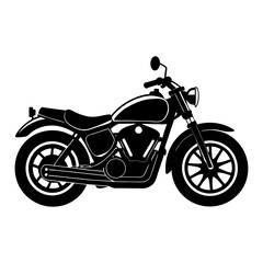 Obraz premium Motorcycle silhouette