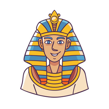 pharaoh icon, pharaoh vector illustration-simple illustration of pharaoh, perfect for pharaoh logos and icons