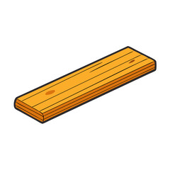 plank icon, plank vector illustration-simple illustration of plank, perfect for plank logos and icons