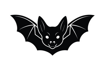 Obraz premium black and white bat