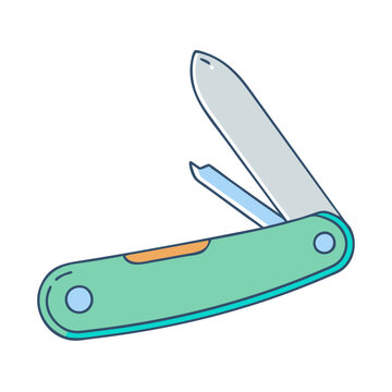 recommend clip art: pocket knife icon, pocket knife vector illustration-simple illustration of pocket knife, perfect for pocket knife logos and icons